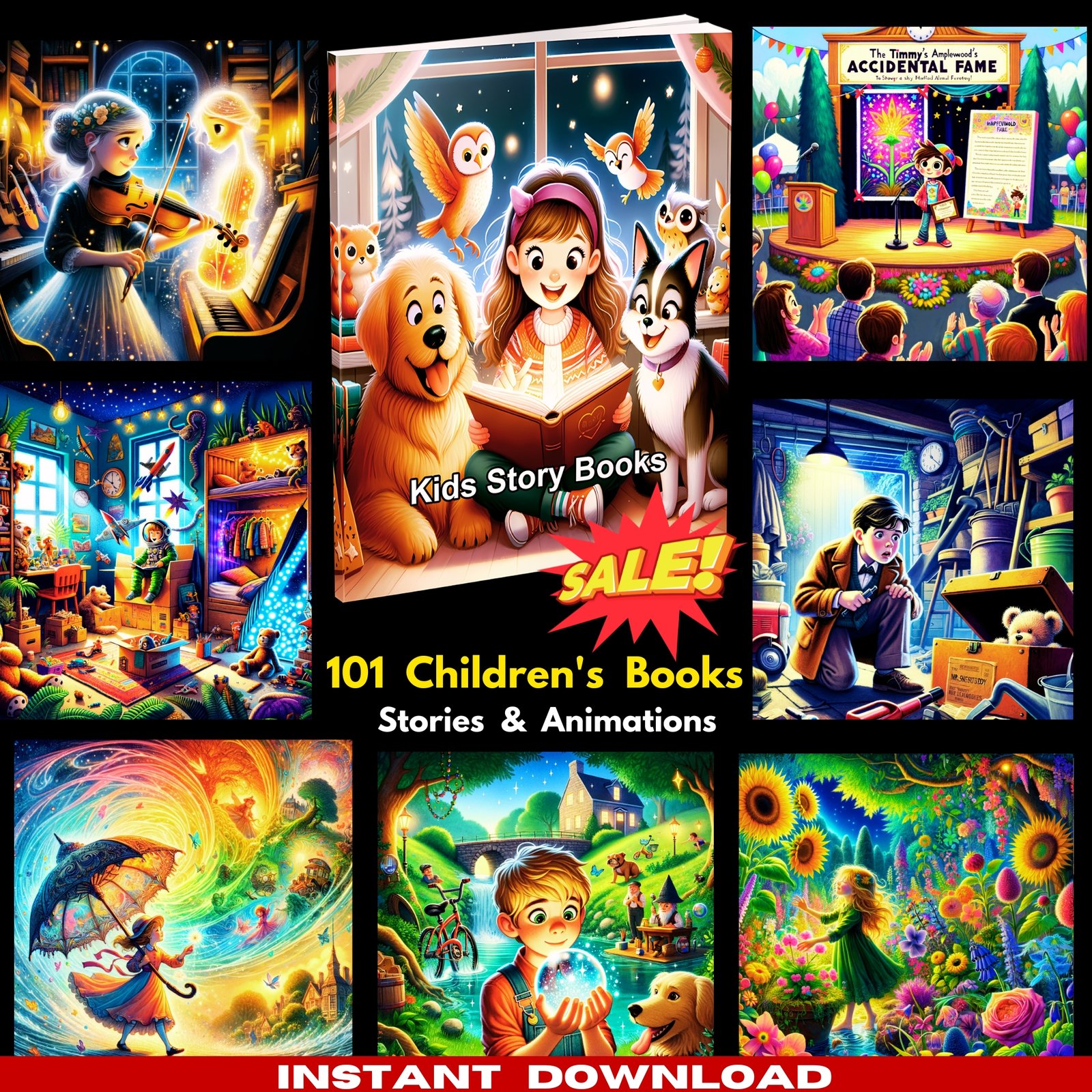 Delight kids with 101 captivating stories and animated eBooks today!