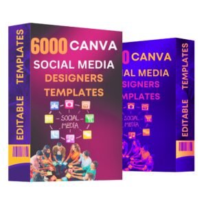 6000 Canva Social Media Designers Templates Bundle