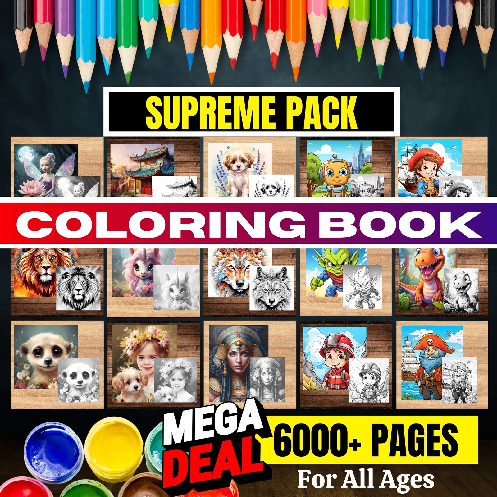 Coloring Books: Perfect for Kids and Adults Alike! - Image 2