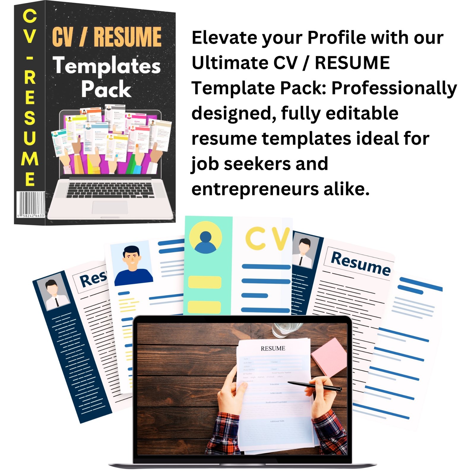 Ultimate CV Template Bundle - Image 2