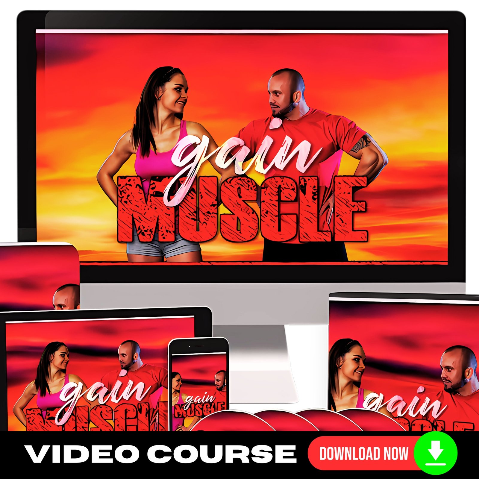 Gain Muscle Upgrade Package (Video Course)