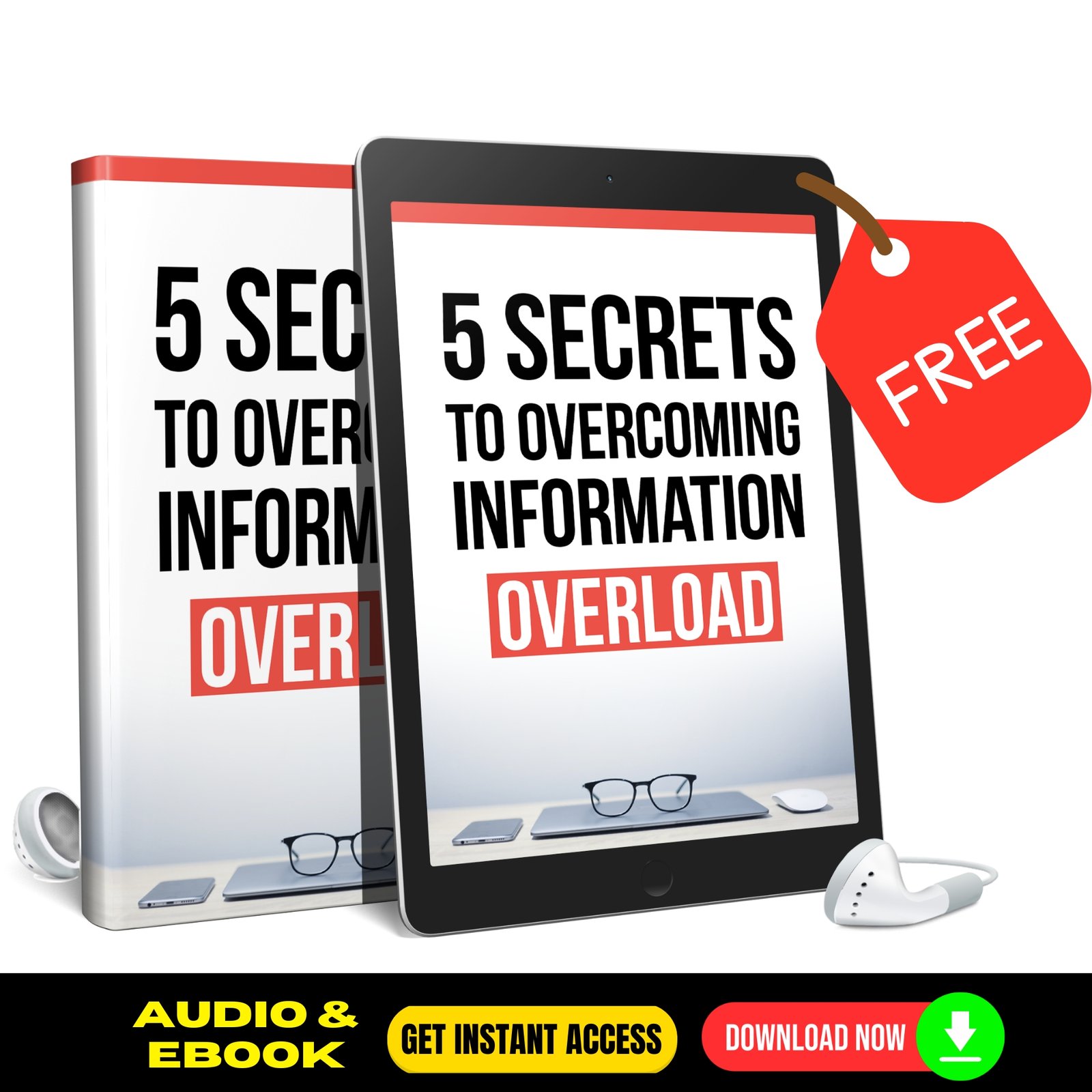 5 Secrets To Overcoming Information Overload - Quick Audio & eBook - FREE